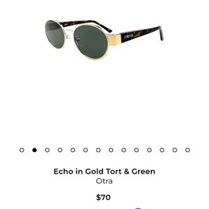 OTRA Round Sunglasses with Case